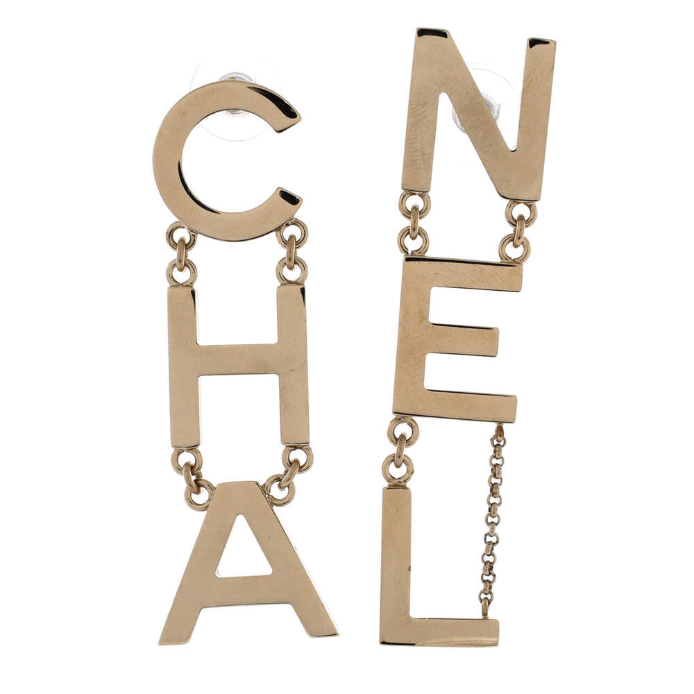 Chanel CHA-NEL Drop Earrings Metal